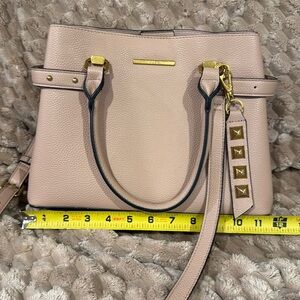 ALDO nude crossbody satchel